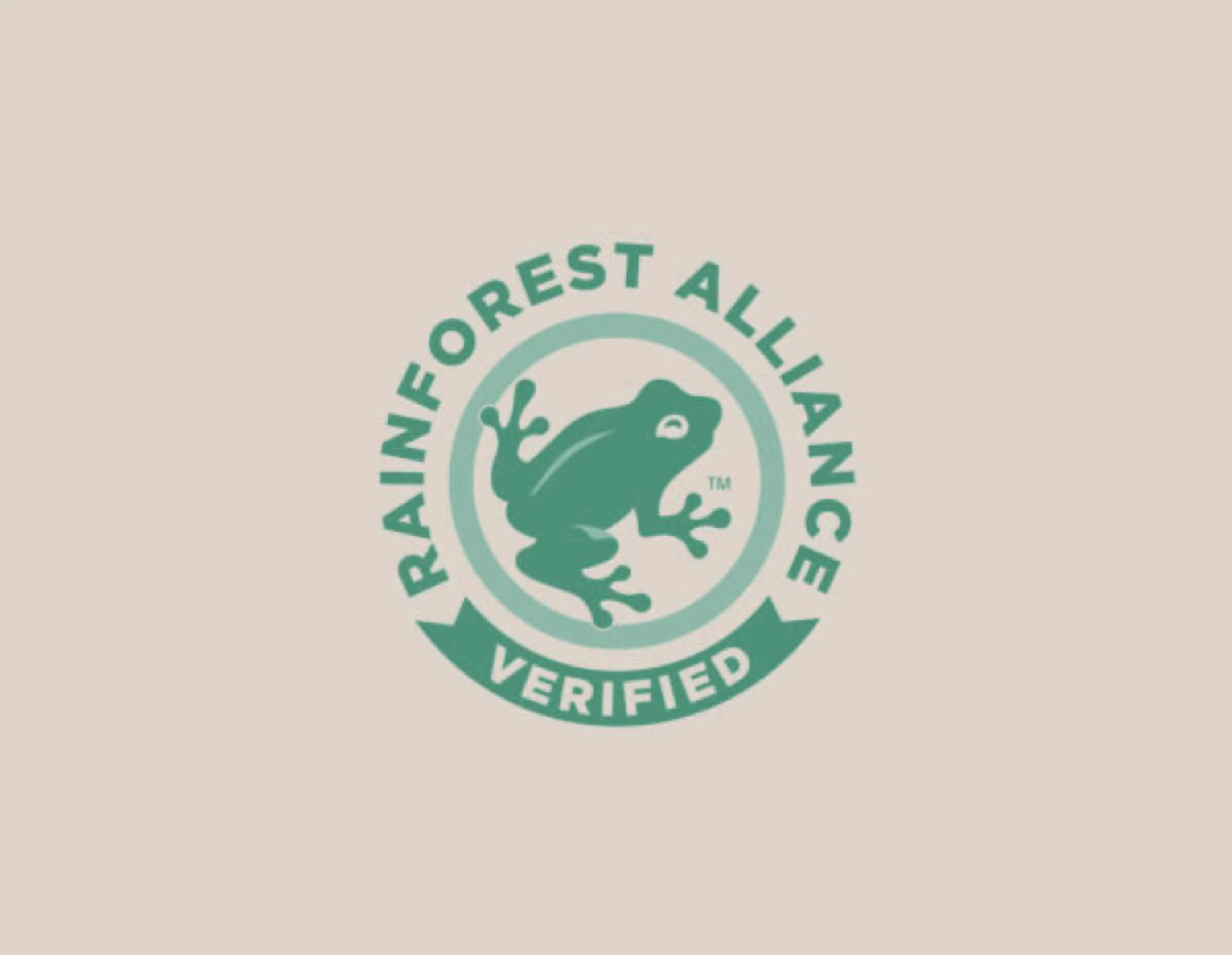 Rainforest Alliance-certifierat kaffe och bönor